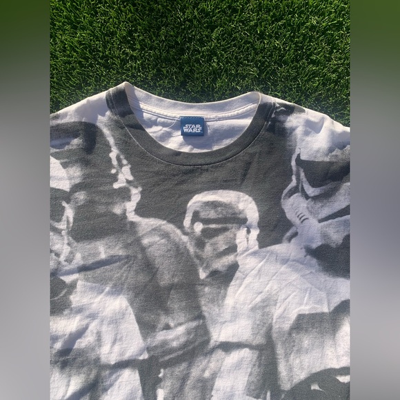 90s AOP Star wars storm trooper shirt - Picture 3 of 4